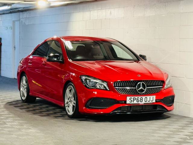 Mercedes-Benz CLA 2.1 CLA 200d AMG Line 4dr Tip Auto Saloon Diesel RED