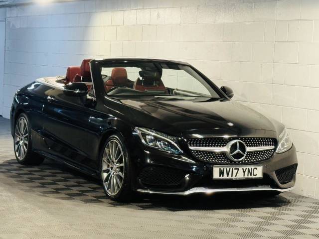 Mercedes-Benz C Class 2.1 C250d AMG Line Premium Plus 2dr Auto Convertible Diesel BLACK