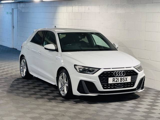 Audi A1 1.0 30 TFSI S Line 5dr Hatchback Petrol WHITE