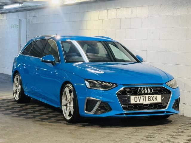 Audi A4 Avant 2.0 40 TFSI 204 S Line 5dr S Tronic Estate Petrol BLUE