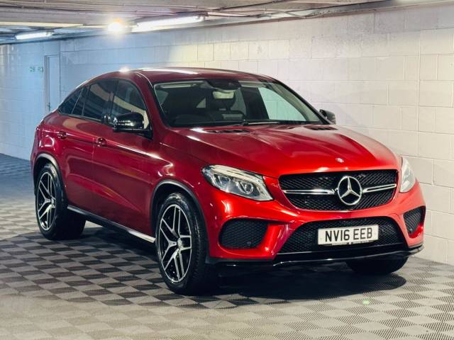 Mercedes-Benz GLE 3.0 GLE 350d 4Matic AMG Line 5dr 9G-Tronic Coupe Diesel RED