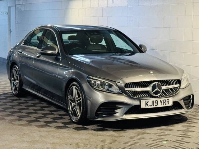 Mercedes-Benz C Class 1.5 C200 AMG Line Premium 4dr 9G-Tronic Saloon Petrol GREY