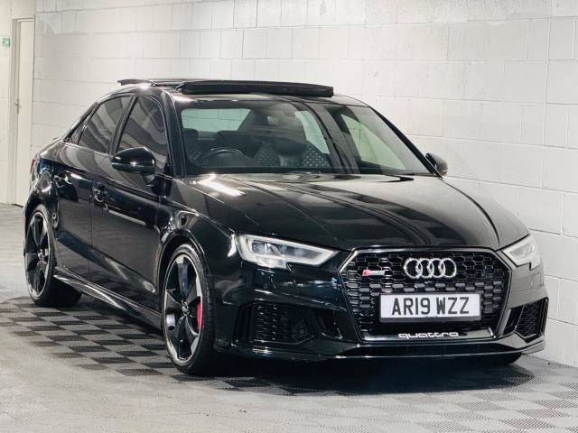 Audi RS3 2.5 RS 3 TFSI 400 Quattro Audi Sport Ed 4dr S Tronic Saloon Petrol BLACK