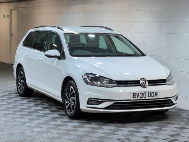 Volkswagen Golf 1.6 TDI Match Edition 5dr Estate Diesel WHITE