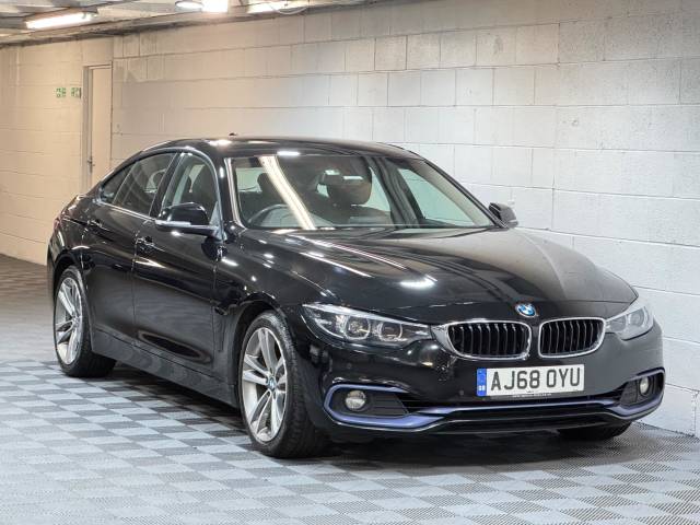 BMW 4 Series Gran Coupe 2.0 420i Sport 5dr [Business Media] Coupe Petrol BLACK