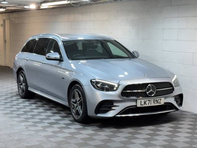 Mercedes-Benz E Class 2.0 E300de AMG Line Edition 5dr 9G-Tronic Estate Diesel Parallel PHEV SILVER