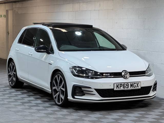 Volkswagen Golf 2.0 TDI 184 GTD 5dr DSG Hatchback Diesel WHITE