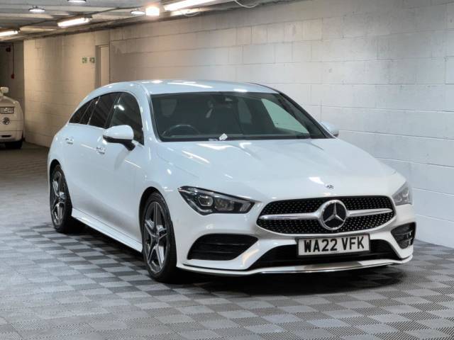 Mercedes-Benz CLA 1.3 CLA 200 AMG Line Premium 5dr Tip Auto Estate Petrol WHITE