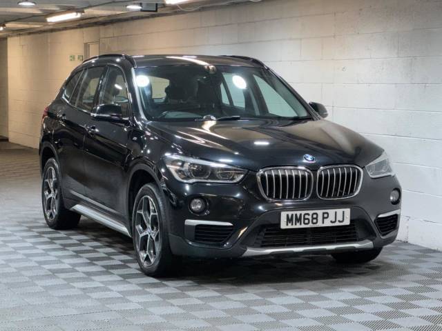 BMW X1 2.0 sDrive 20i xLine 5dr Step Auto Estate Petrol BLACK