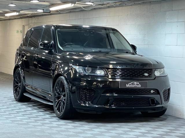 Land Rover Range Rover Sport 5.0 V8 S/C SVR 5dr Auto Estate Petrol BLACK