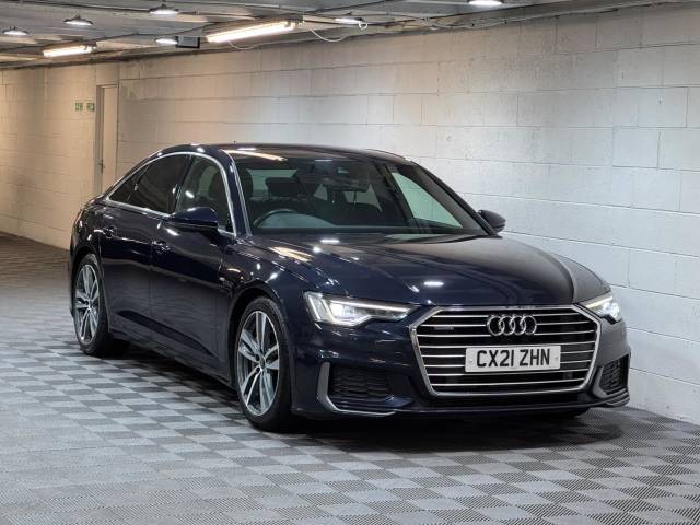 Audi A6 Saloon 2.0 50 TFSI e Quattro S Line 4dr S Tronic Saloon Petrol / Electric Hybrid BLUE