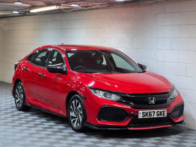 Honda Civic 1.0 VTEC Turbo SE 5dr CVT Hatchback Petrol RED