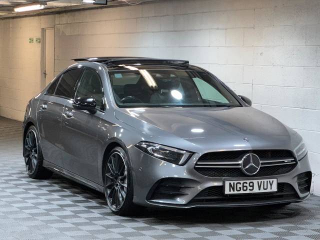 Mercedes-Benz A Class 2.0 A35 4Matic Premium Plus 4dr Auto Saloon Petrol GREY