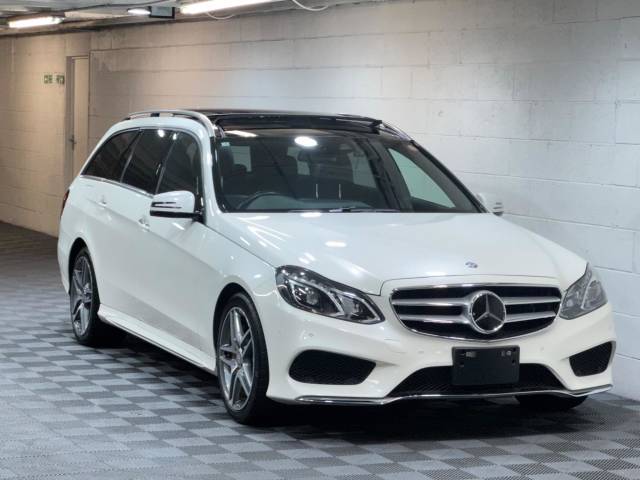 Mercedes-Benz E Class E550 AMG Line Estate 4.7 V8 Bi-Turbo Estate Petrol White