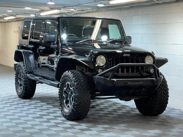 Jeep Wrangler 3.8 V6 Rubicon Unlimited SUV 4dr Petrol Auto 4WD Euro 5 (196 ps) SUV Petrol Black