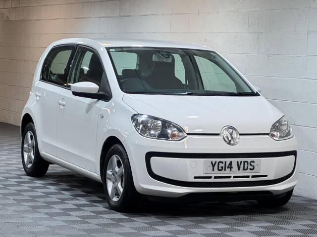 Volkswagen Up 1.0 BlueMotion Tech High up! Hatchback 5dr Petrol ASG Euro 6 (s/s) (75 ps) Hatchback Petrol White