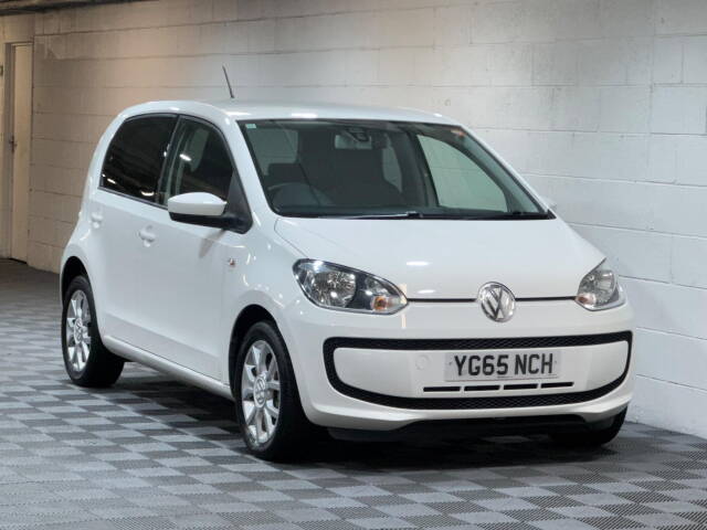 Volkswagen Up 1.0 BlueMotion Tech High up! Hatchback 5dr Petrol ASG Euro 6 (s/s) (75 ps) Hatchback Petrol White